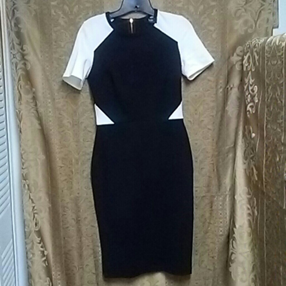 Black and white dress